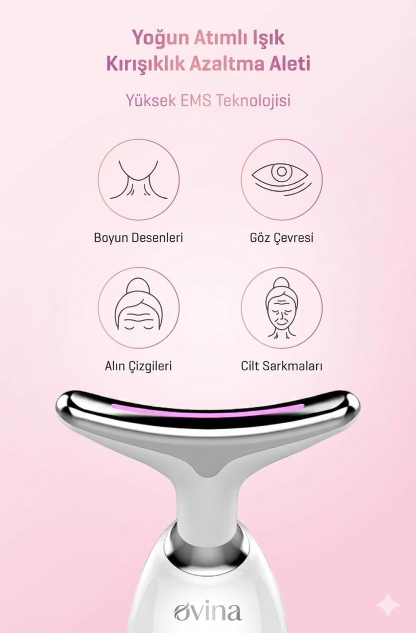 Yüz EMS Cihazı – Evde Profesyonel Cilt Sıkılaştırma ve Tonlama